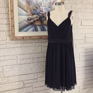 R&M Richards Woman Sheer Braided Design Dress